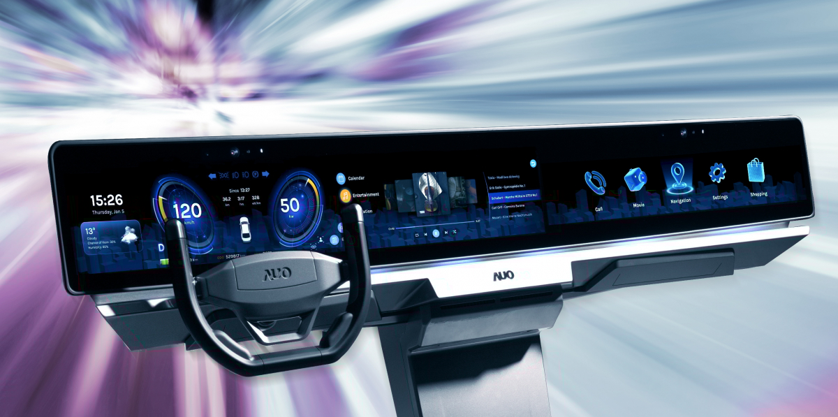 hth·华体FIDM Plus 一体化显示方案导入AmLED显示技术并整合多项感测技术，打造沉浸式、互动的座舱体验